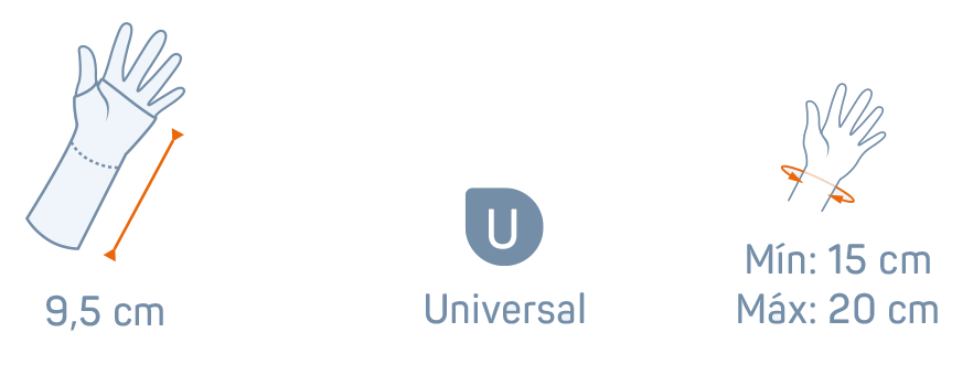 Otra imagen de Muñequera universal 4603